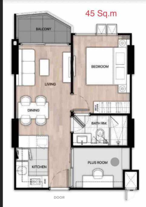 New & Cozy 2 Bedroom @ The Astra Sky River Chiang Mai Ngoại thất bức ảnh